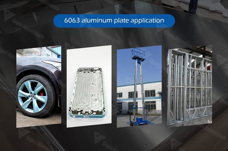 6063 aluminum used