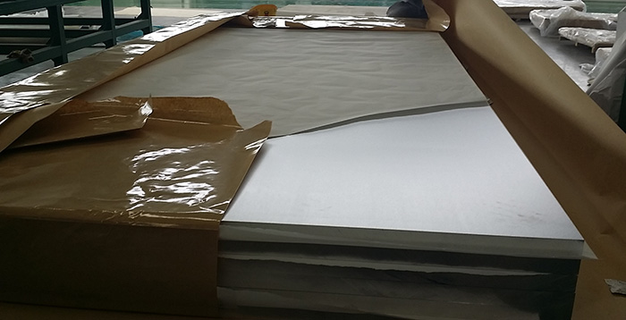 Double sided film coated 3003 aluminum plate