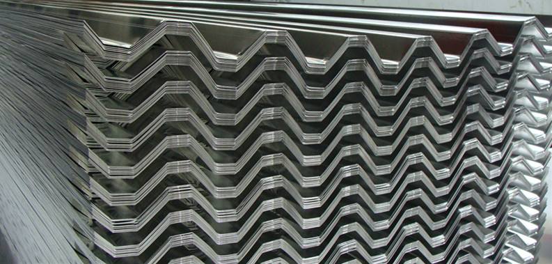 Aluminum corrugated plate