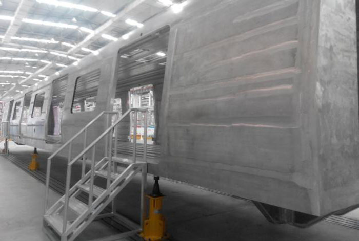 Railway aluminum plate