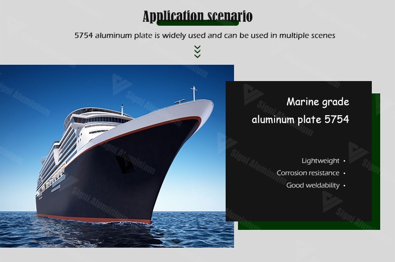 Marine grade aluminum plate 5754 saves energy consumption
