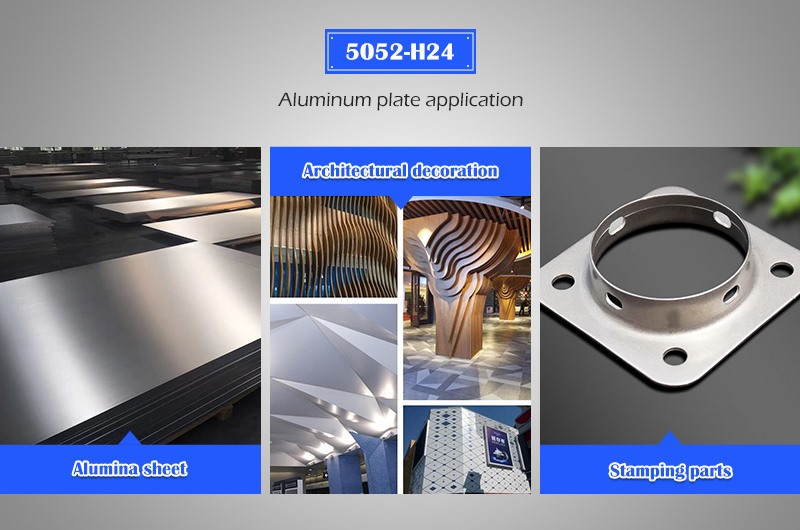 5052 h24 aluminum sheet application