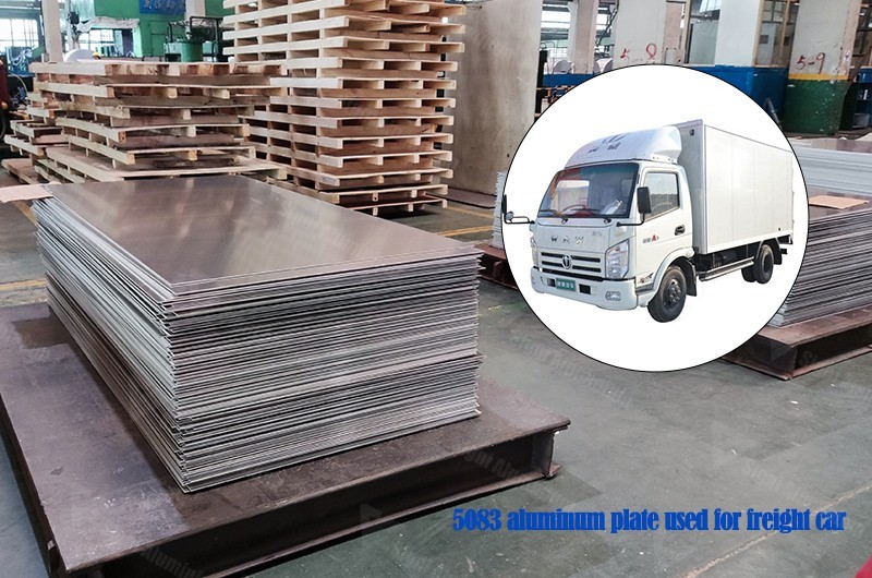 5083 aluminum plate used for freight car panel has strong hardness and good bending effect