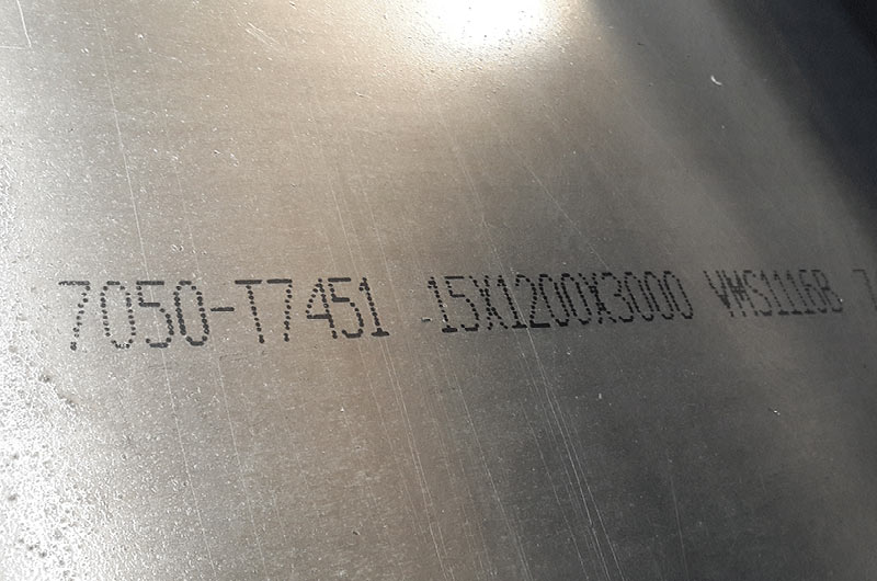 7050-T7451 aluminum plate