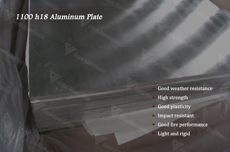 1100 h18 aluminum plate picture