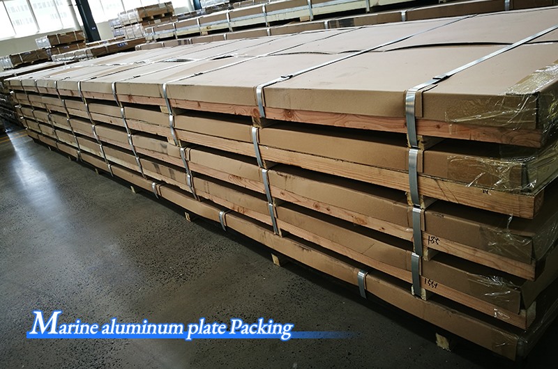 Marine grade aluminium plate packing