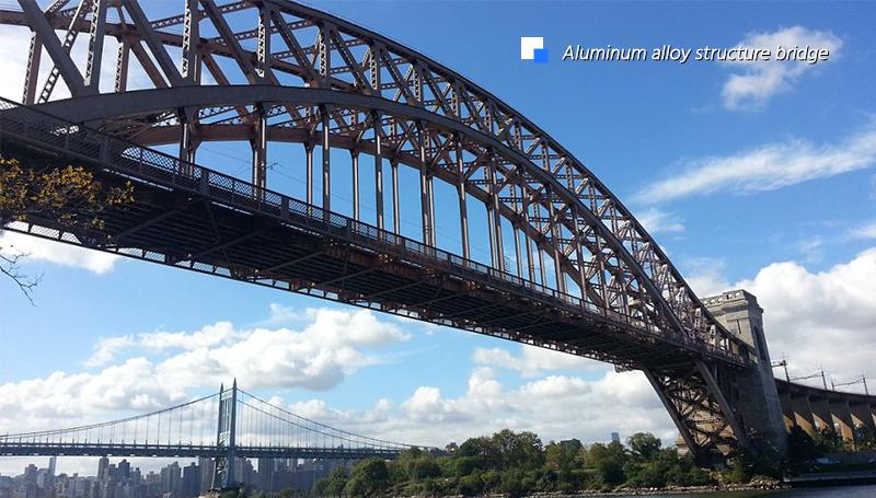 Aluminum alloy structure bridge